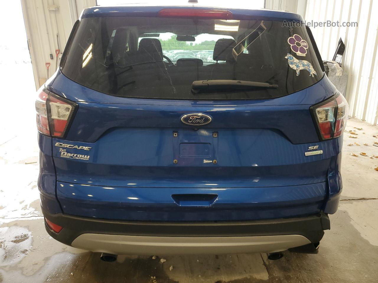 2017 Ford Escape Se Blue vin: 1FMCU0GDXHUD65280