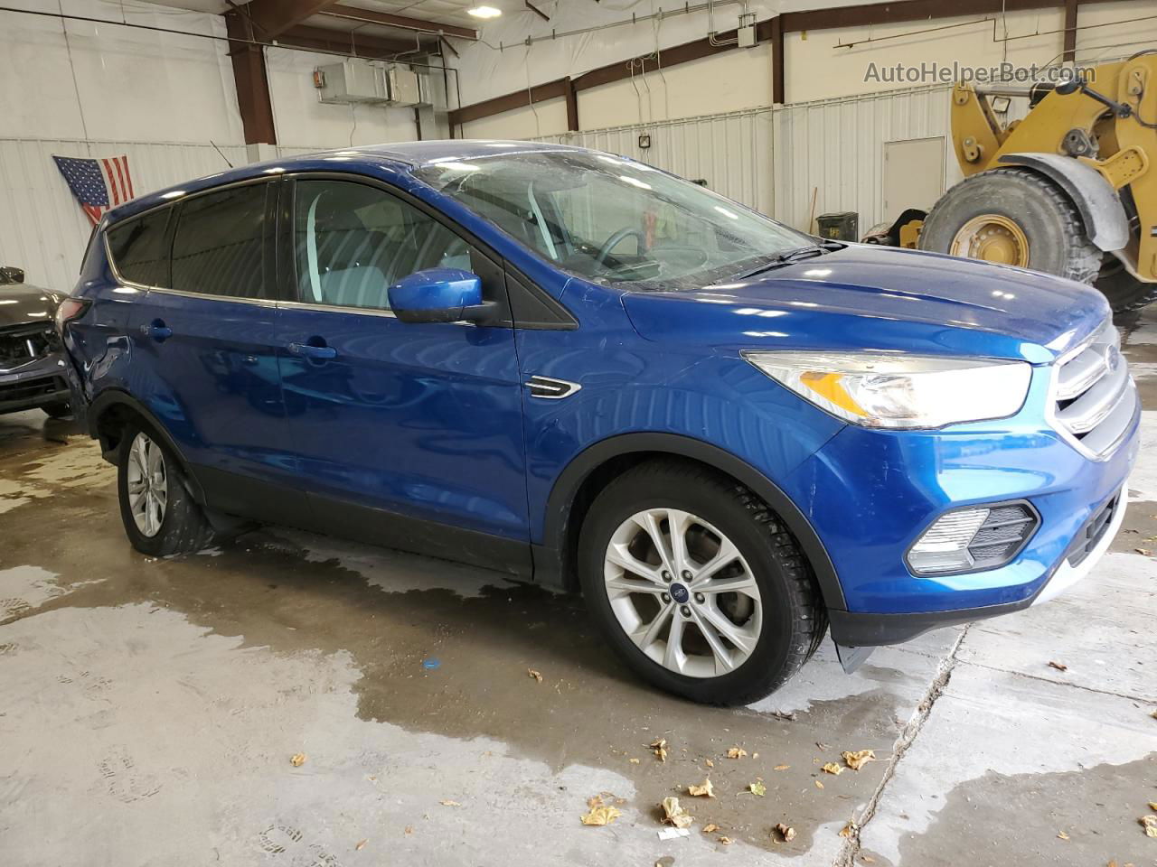 2017 Ford Escape Se Blue vin: 1FMCU0GDXHUD65280