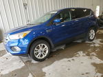 2017 Ford Escape Se Blue vin: 1FMCU0GDXHUD65280