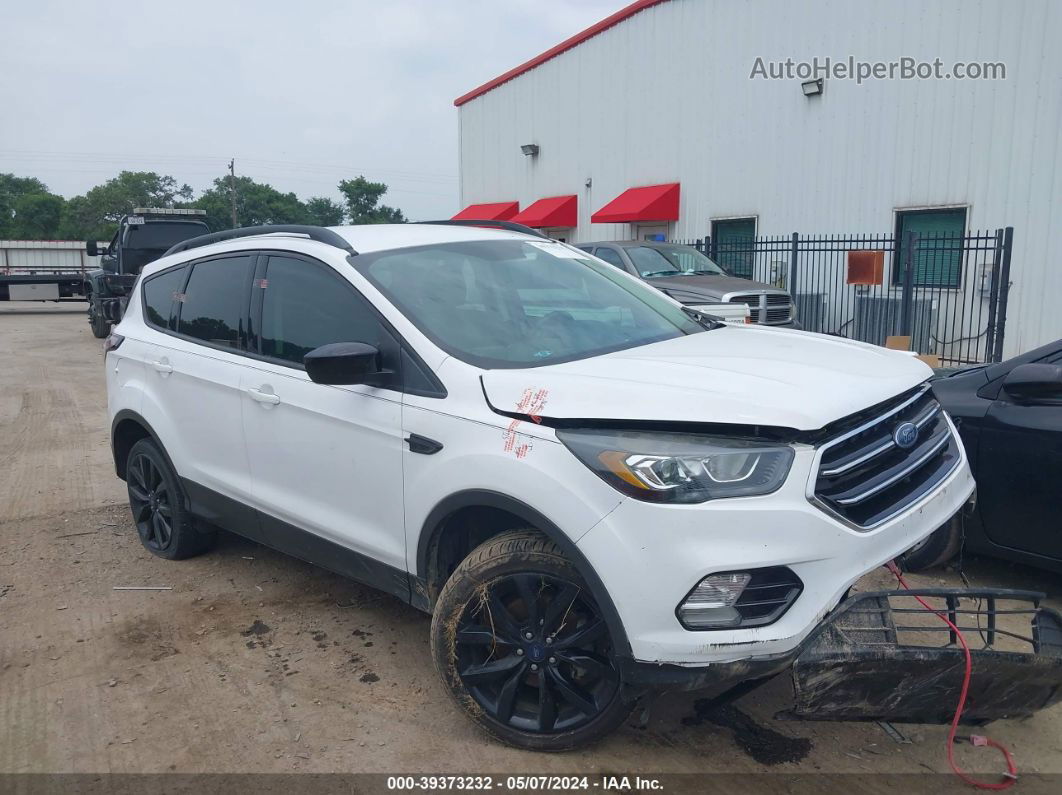 2017 Ford Escape Se White vin: 1FMCU0GDXHUE12971