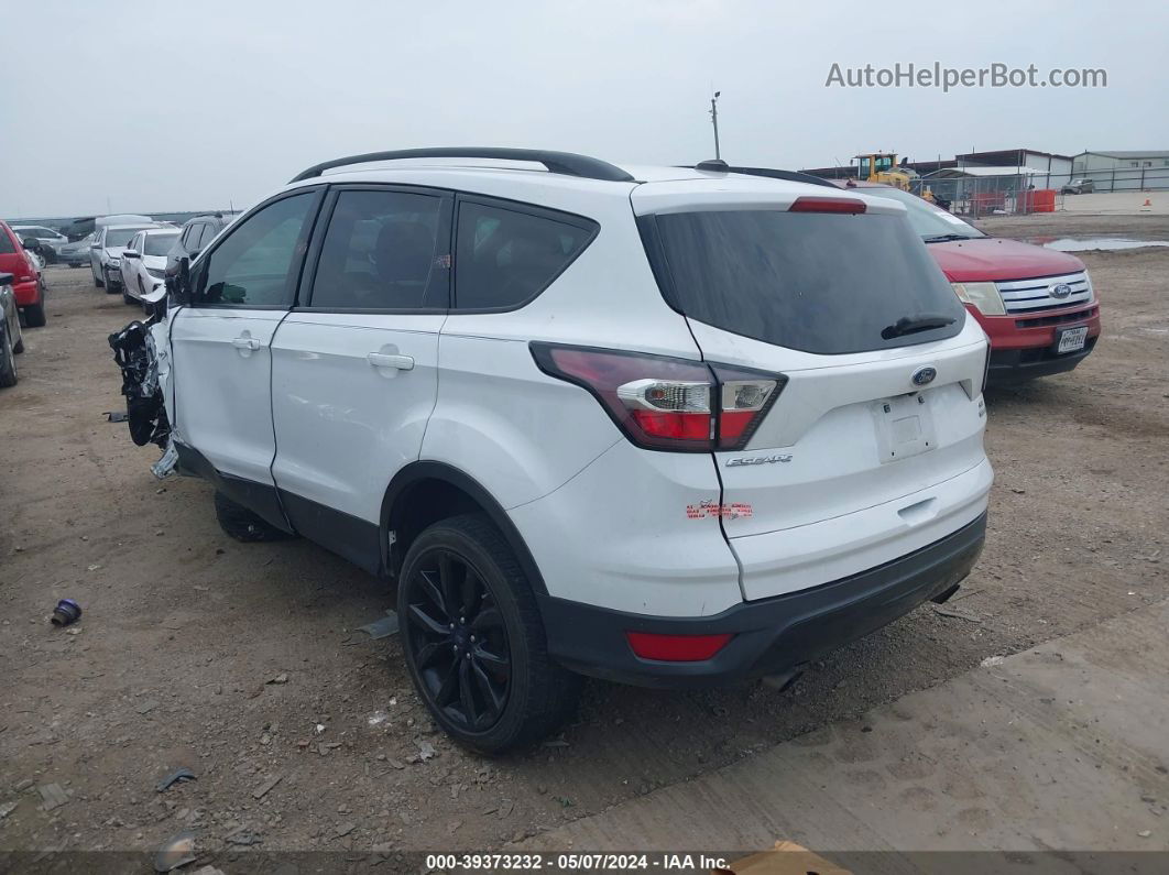 2017 Ford Escape Se White vin: 1FMCU0GDXHUE12971