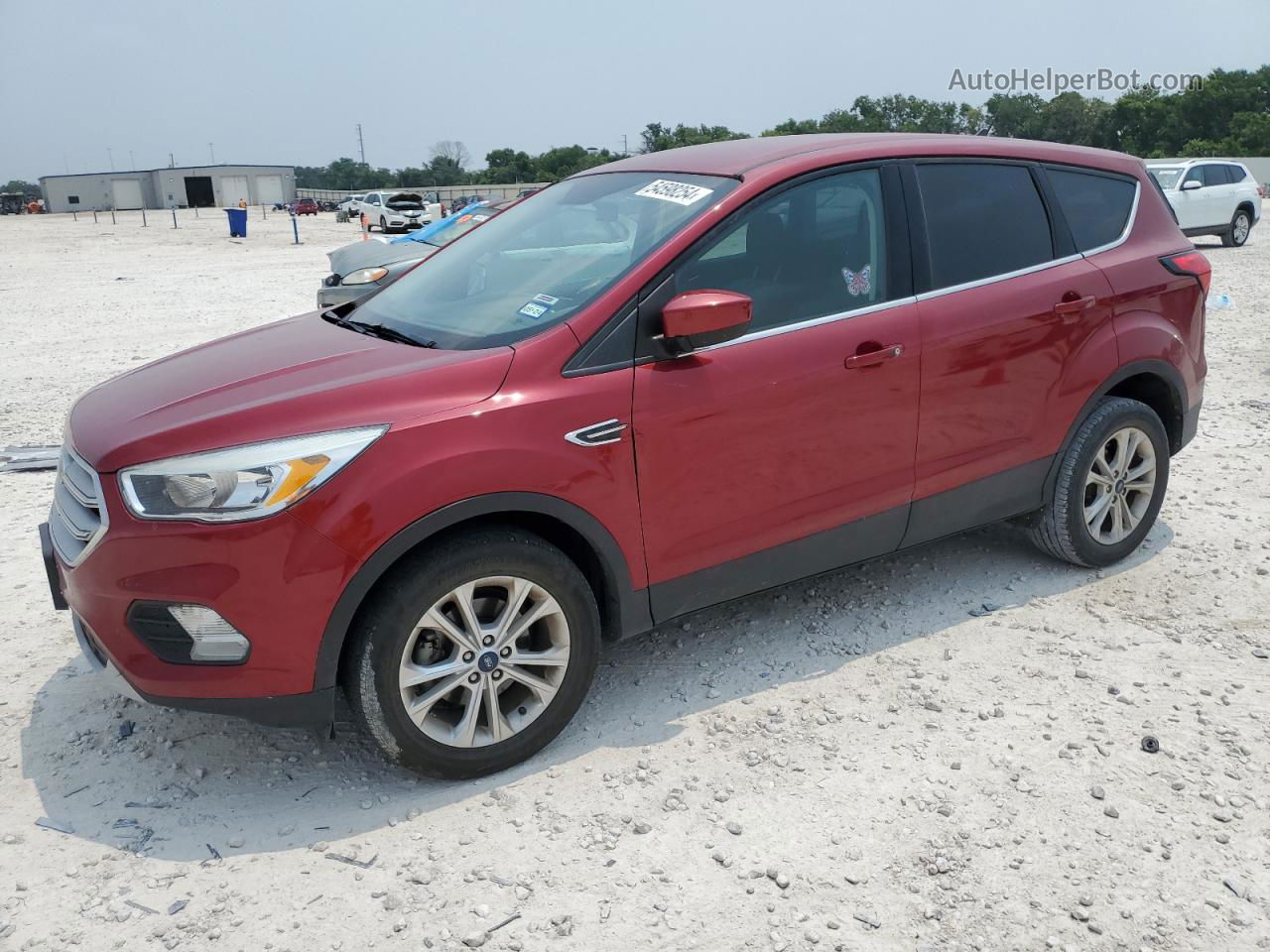 2019 Ford Escape Se Red vin: 1FMCU0GDXKUA05188