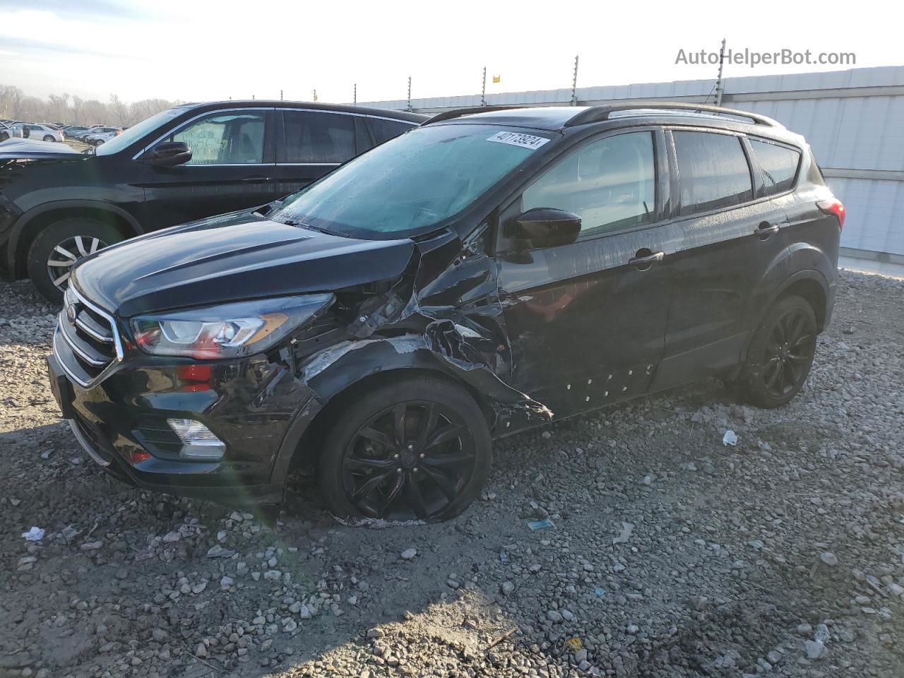 2019 Ford Escape Se Black vin: 1FMCU0GDXKUB29591