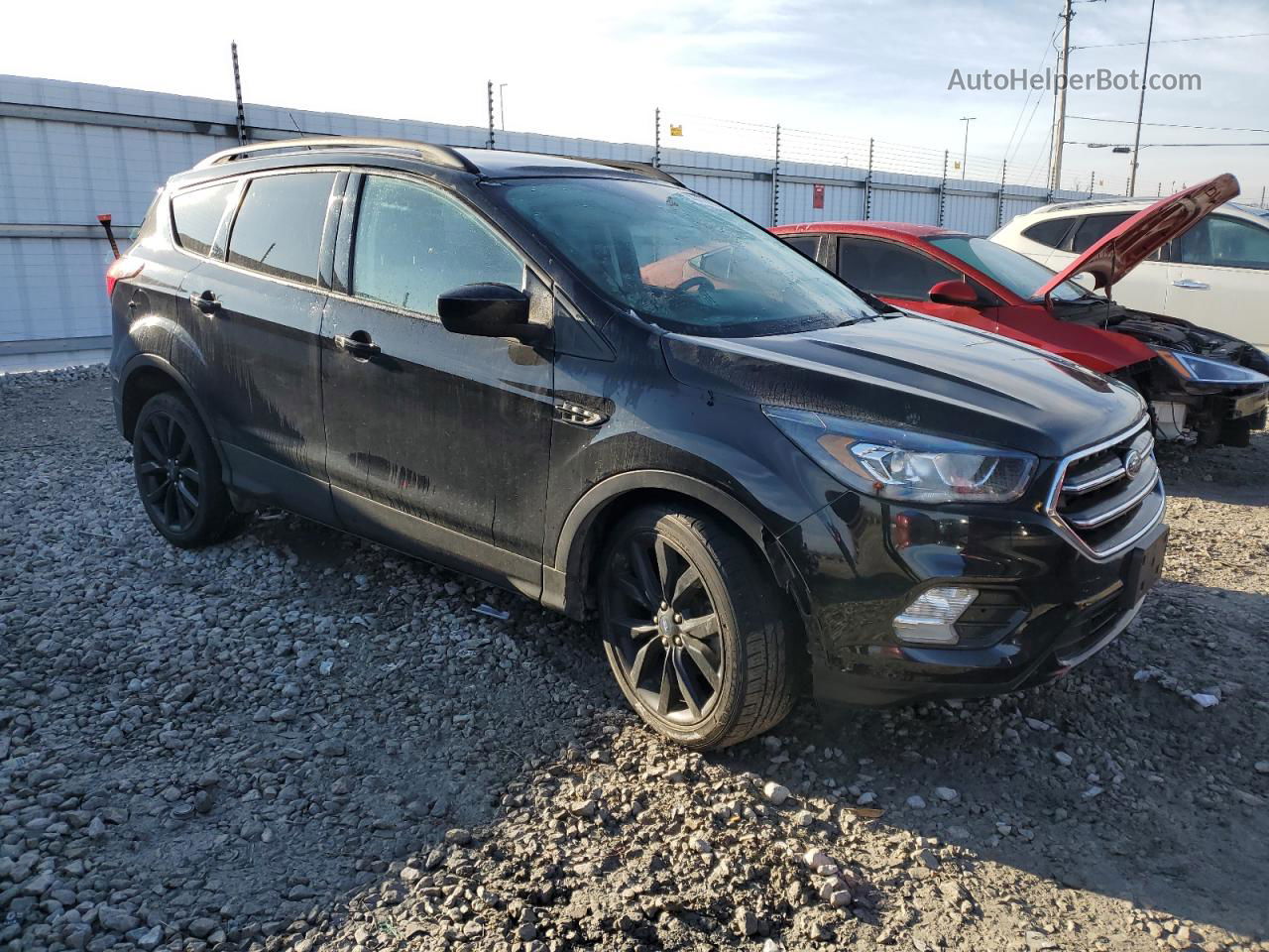 2019 Ford Escape Se Black vin: 1FMCU0GDXKUB29591