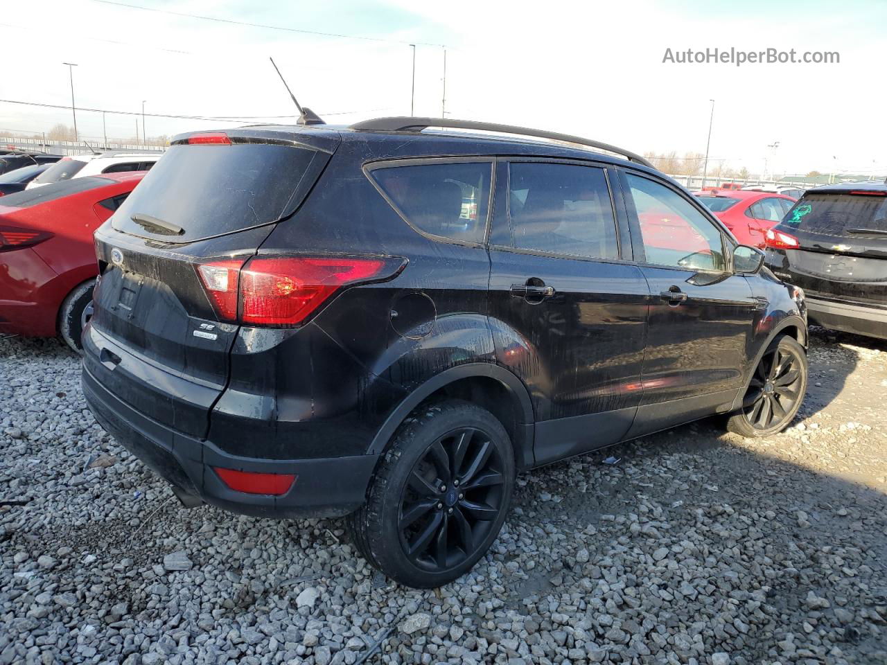 2019 Ford Escape Se Black vin: 1FMCU0GDXKUB29591