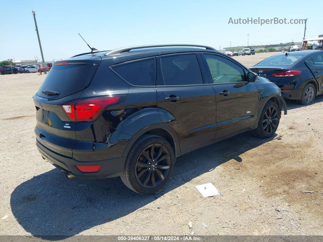 2019 Ford Escape Se Black vin: 1FMCU0GDXKUB77818