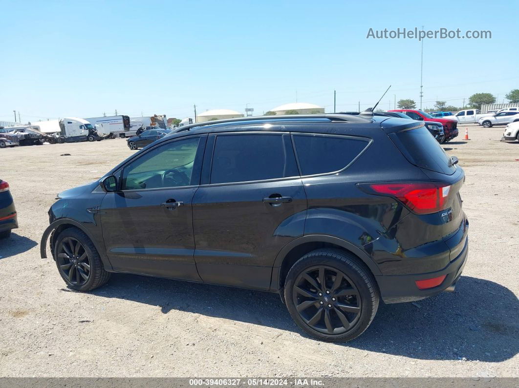 2019 Ford Escape Se Black vin: 1FMCU0GDXKUB77818