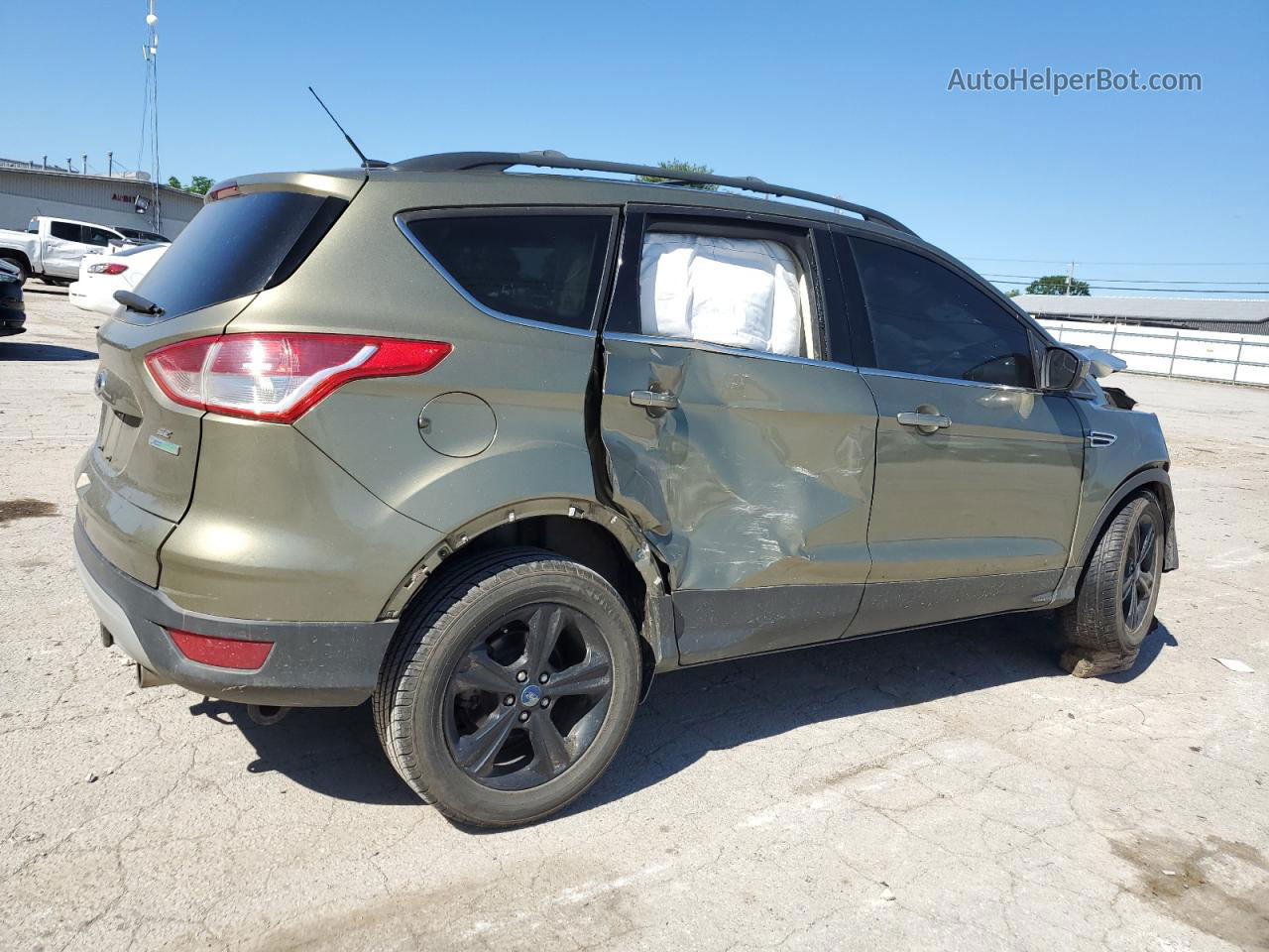 2013 Ford Escape Se Зеленый vin: 1FMCU0GX0DUA77630