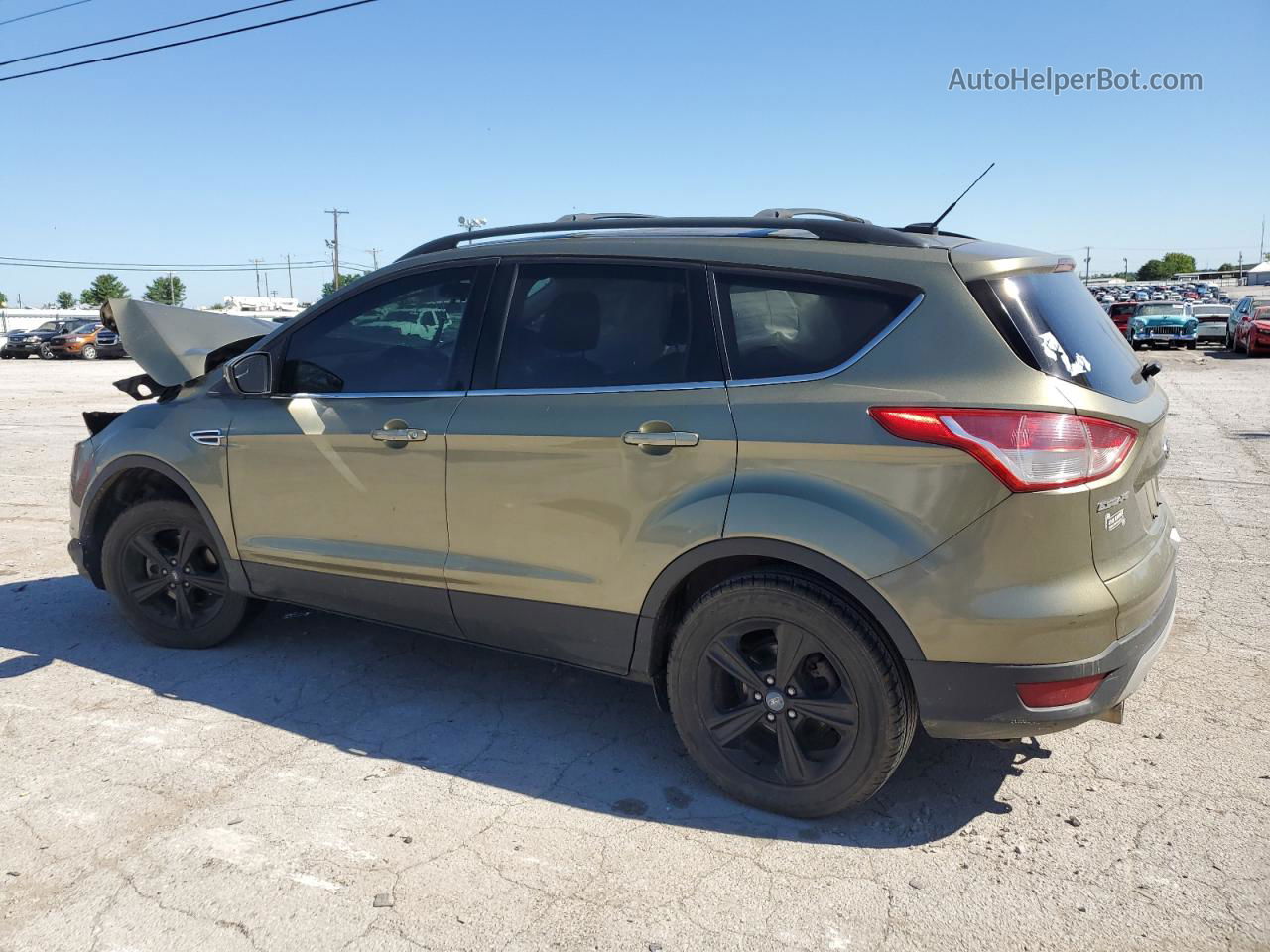 2013 Ford Escape Se Зеленый vin: 1FMCU0GX0DUA77630