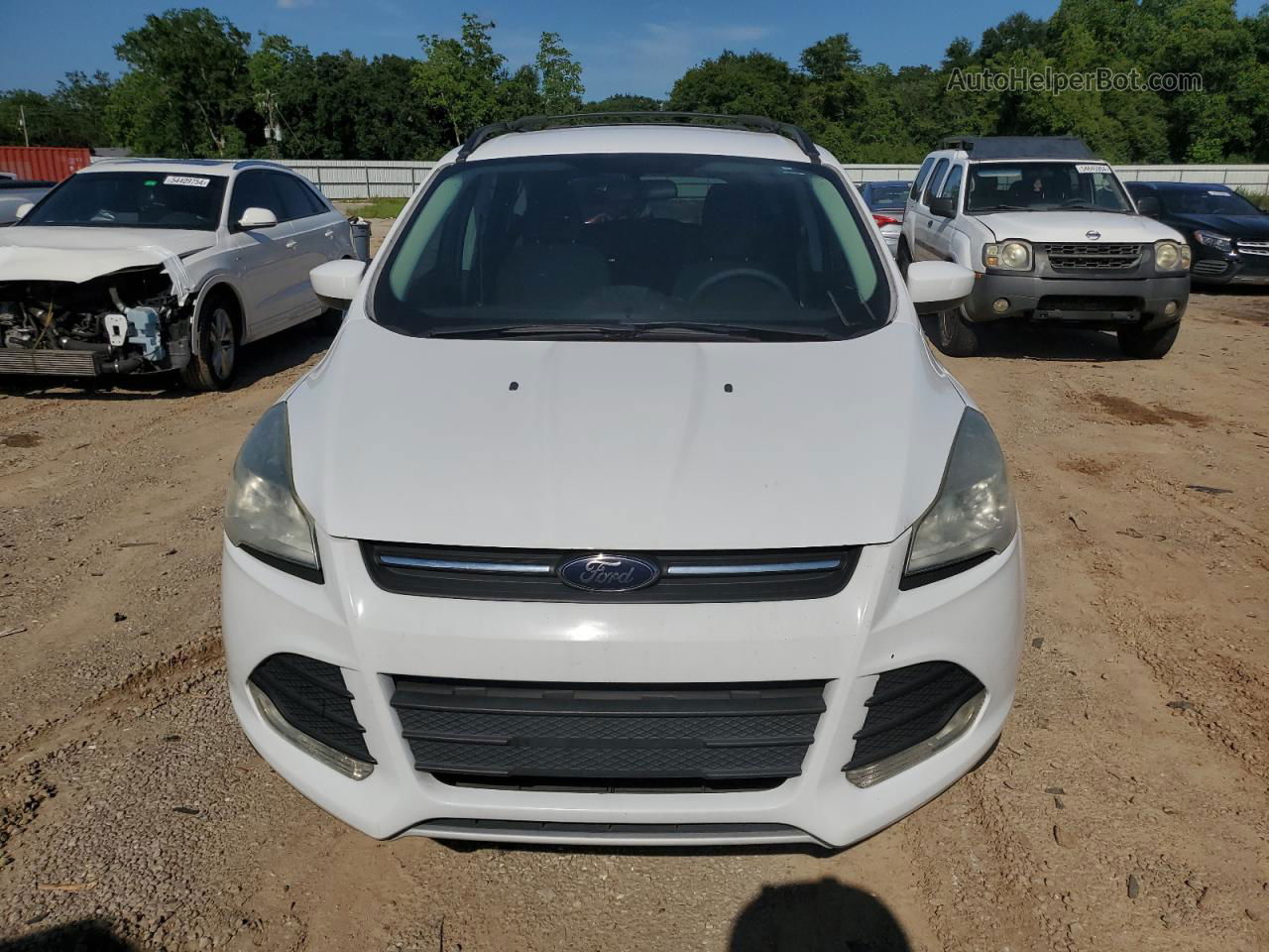 2013 Ford Escape Se White vin: 1FMCU0GX0DUB90994