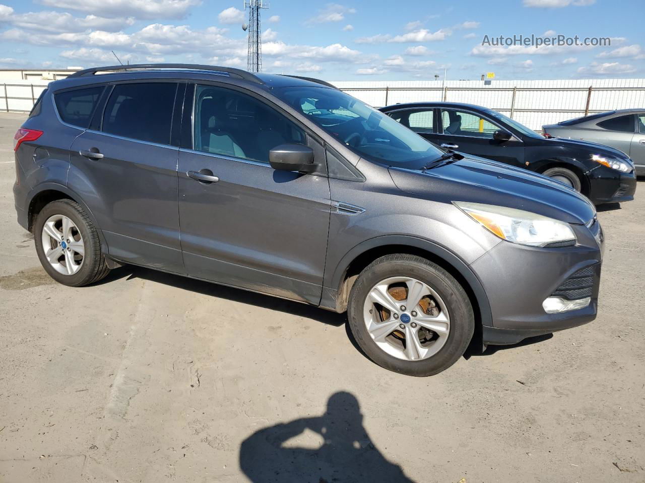 2013 Ford Escape Se Серый vin: 1FMCU0GX0DUC72580