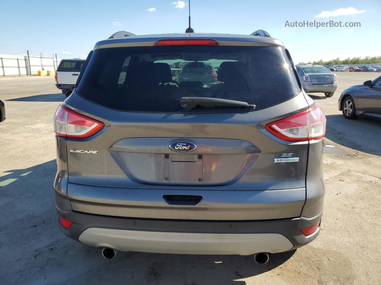 2013 Ford Escape Se Gray vin: 1FMCU0GX0DUC72580