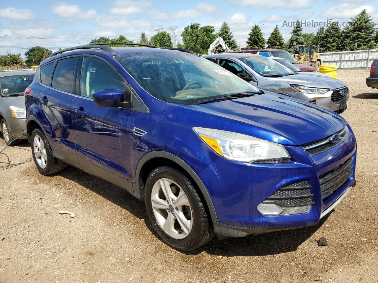 2013 Ford Escape Se Blue vin: 1FMCU0GX0DUC91713