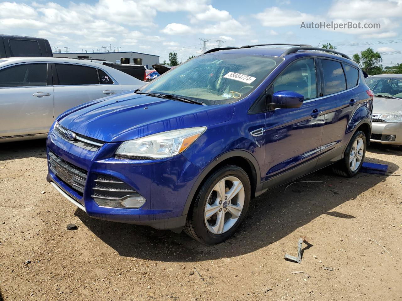 2013 Ford Escape Se Blue vin: 1FMCU0GX0DUC91713