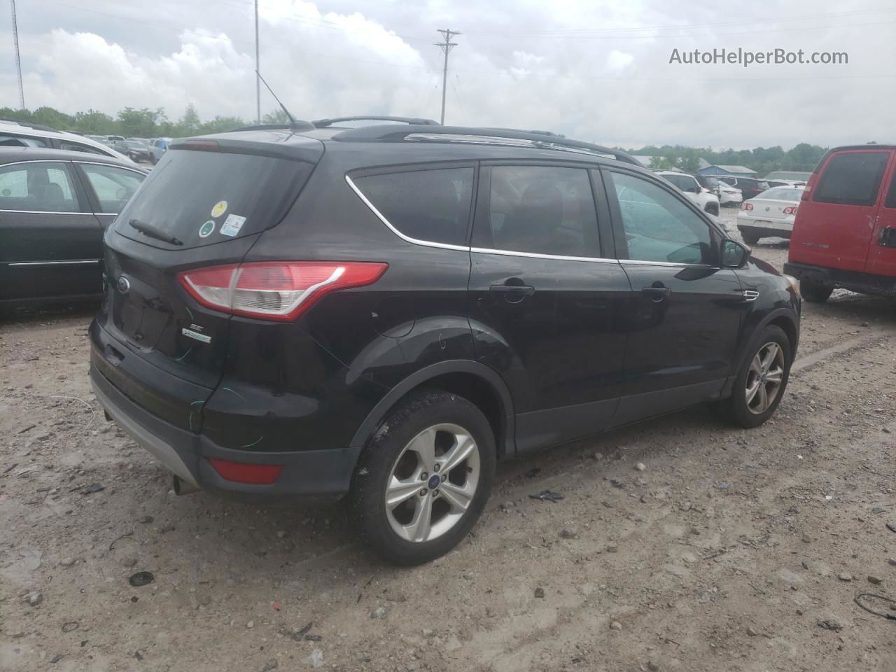 2013 Ford Escape Se Черный vin: 1FMCU0GX0DUD03777