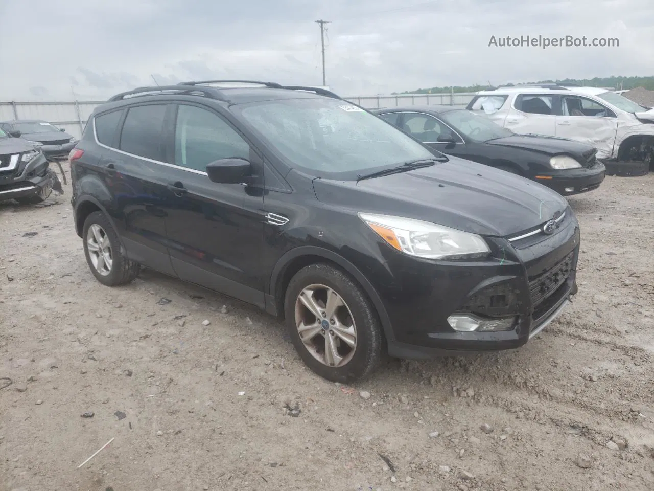 2013 Ford Escape Se Black vin: 1FMCU0GX0DUD03777