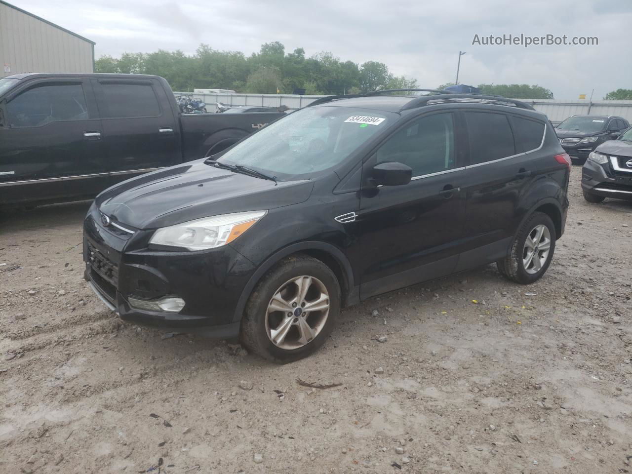 2013 Ford Escape Se Black vin: 1FMCU0GX0DUD03777