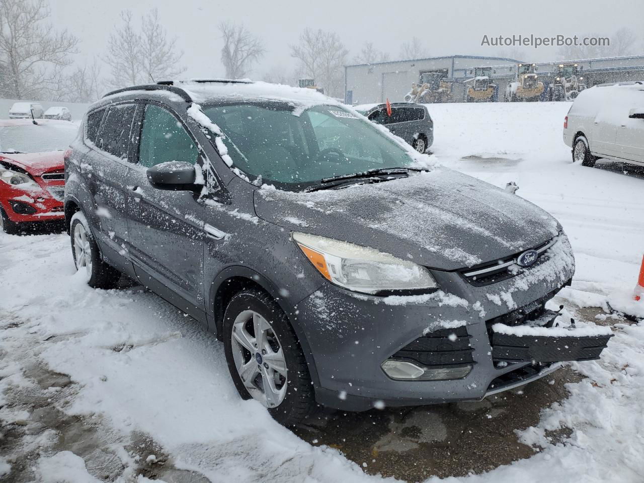 2013 Ford Escape Se Gray vin: 1FMCU0GX0DUD95117