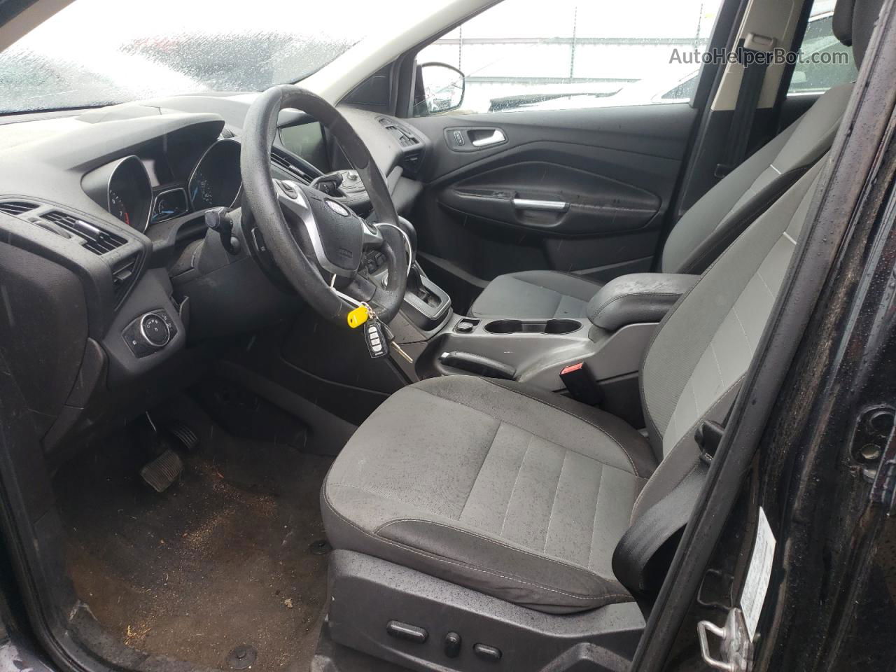 2014 Ford Escape Se Черный vin: 1FMCU0GX0EUA37114