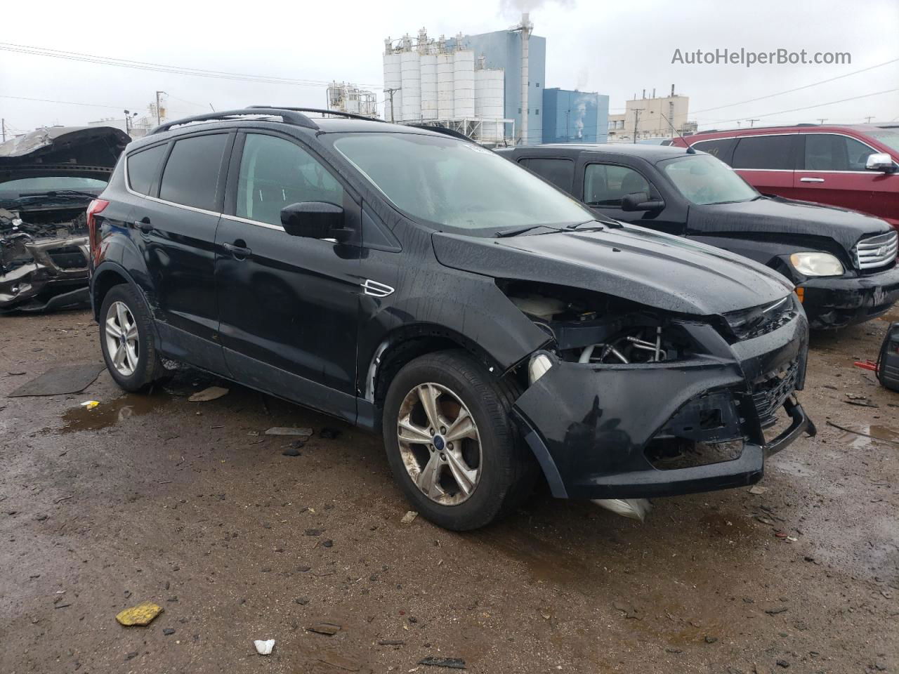 2014 Ford Escape Se Черный vin: 1FMCU0GX0EUA37114