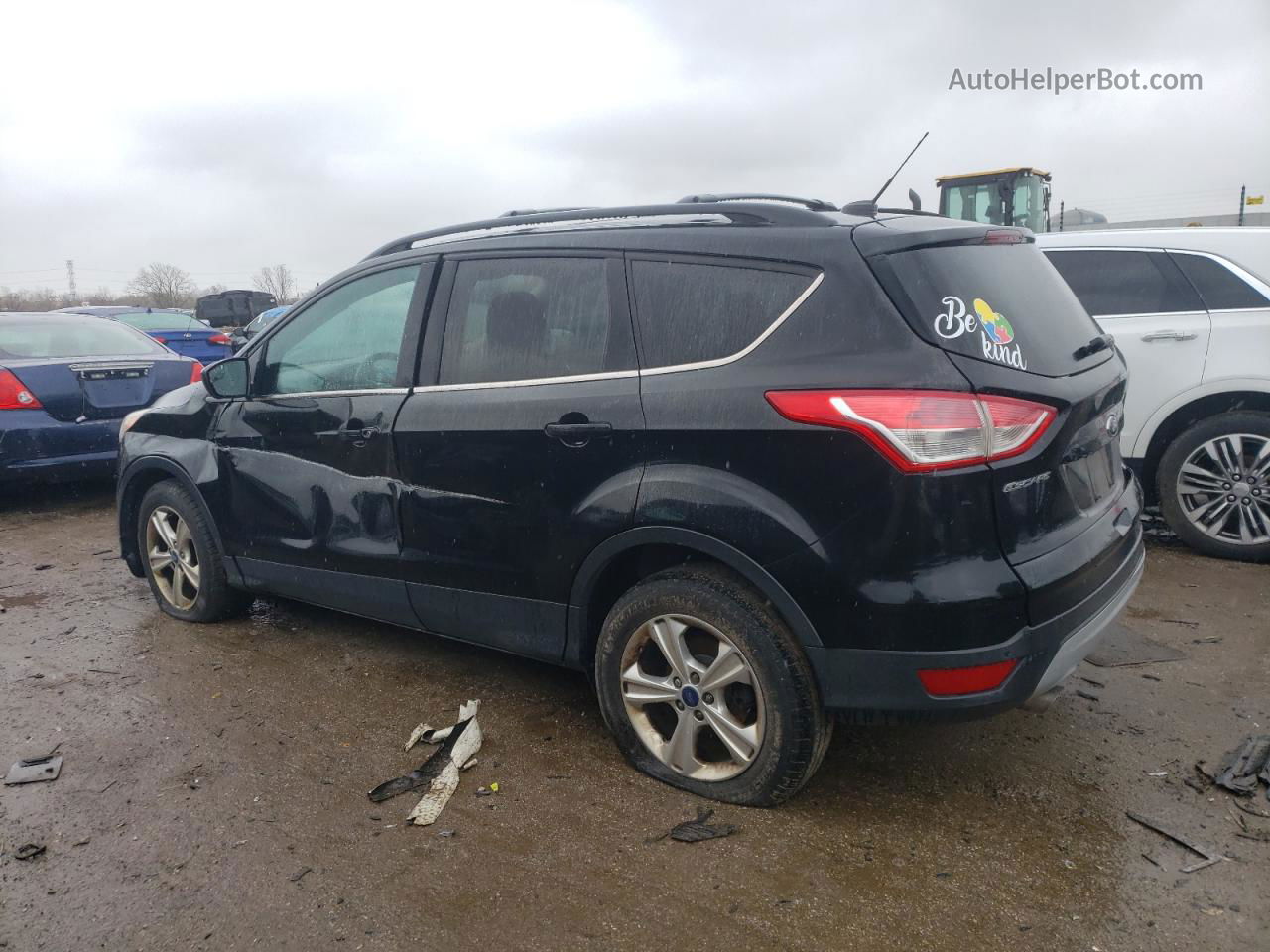 2014 Ford Escape Se Black vin: 1FMCU0GX0EUA37114