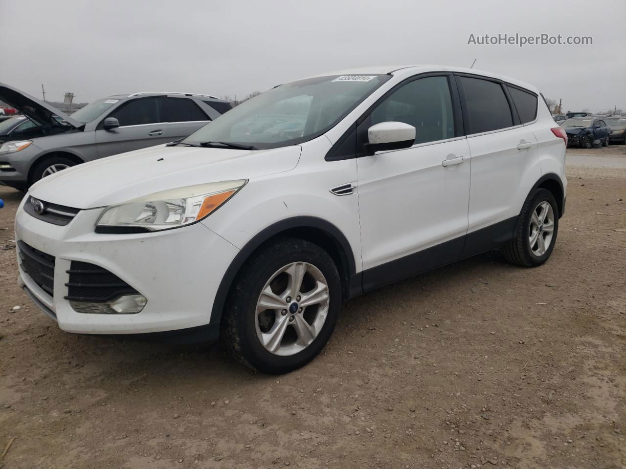 2014 Ford Escape Se White vin: 1FMCU0GX0EUA52163