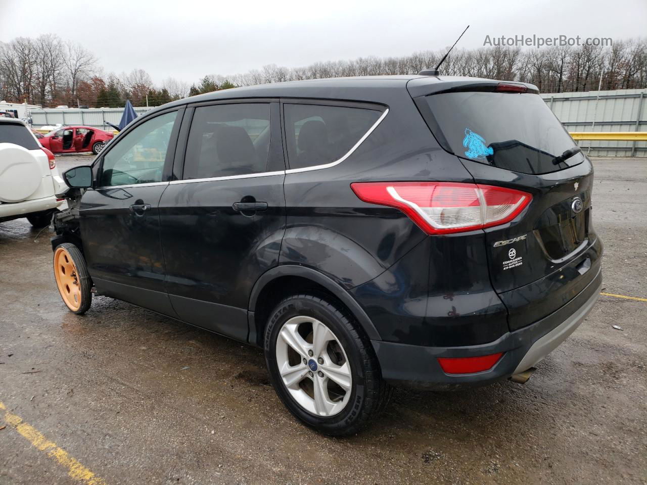 2014 Ford Escape Se Black vin: 1FMCU0GX0EUA76186