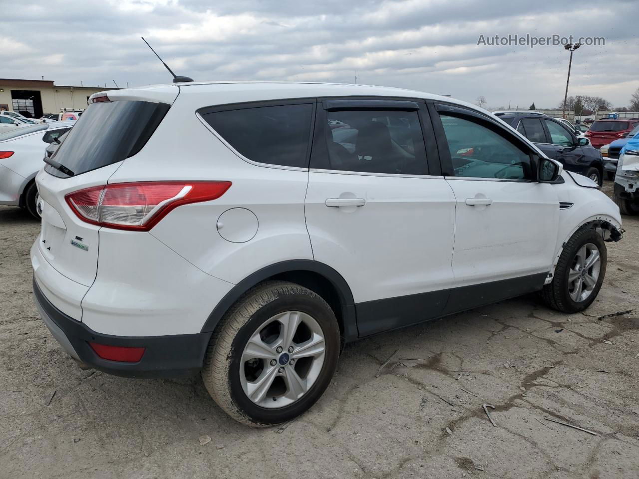 2014 Ford Escape Se Белый vin: 1FMCU0GX0EUA78780