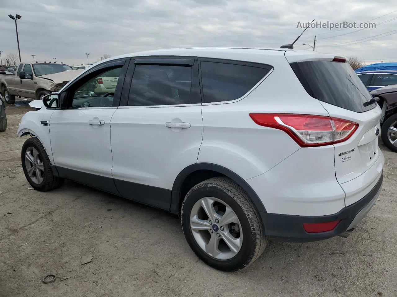 2014 Ford Escape Se White vin: 1FMCU0GX0EUA78780