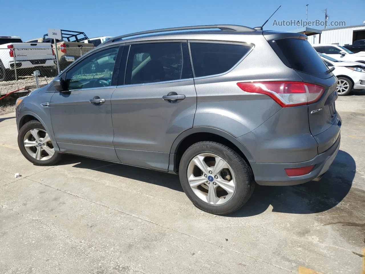 2014 Ford Escape Se Gray vin: 1FMCU0GX0EUA83848