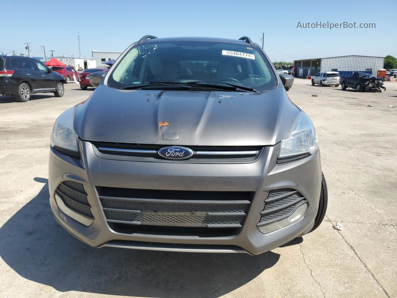 2014 Ford Escape Se Gray vin: 1FMCU0GX0EUA83848