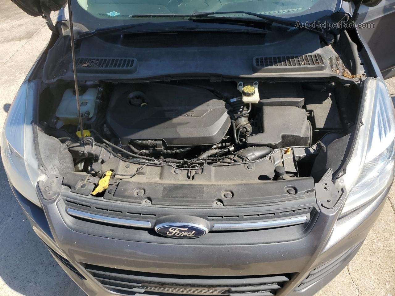 2014 Ford Escape Se Gray vin: 1FMCU0GX0EUA83848