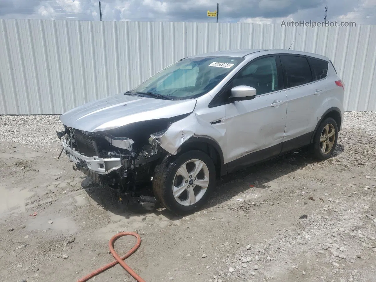 2014 Ford Escape Se Silver vin: 1FMCU0GX0EUC44263