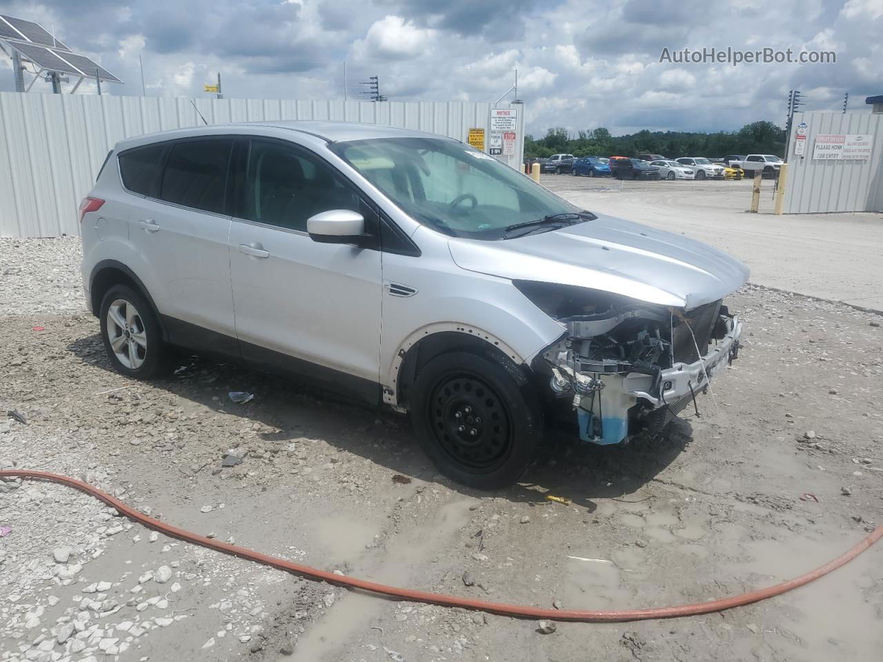 2014 Ford Escape Se Silver vin: 1FMCU0GX0EUC44263