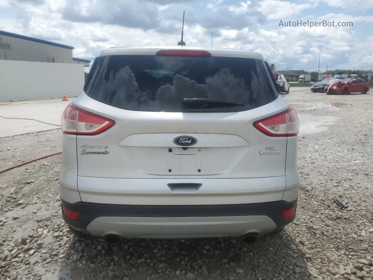 2014 Ford Escape Se Silver vin: 1FMCU0GX0EUC44263