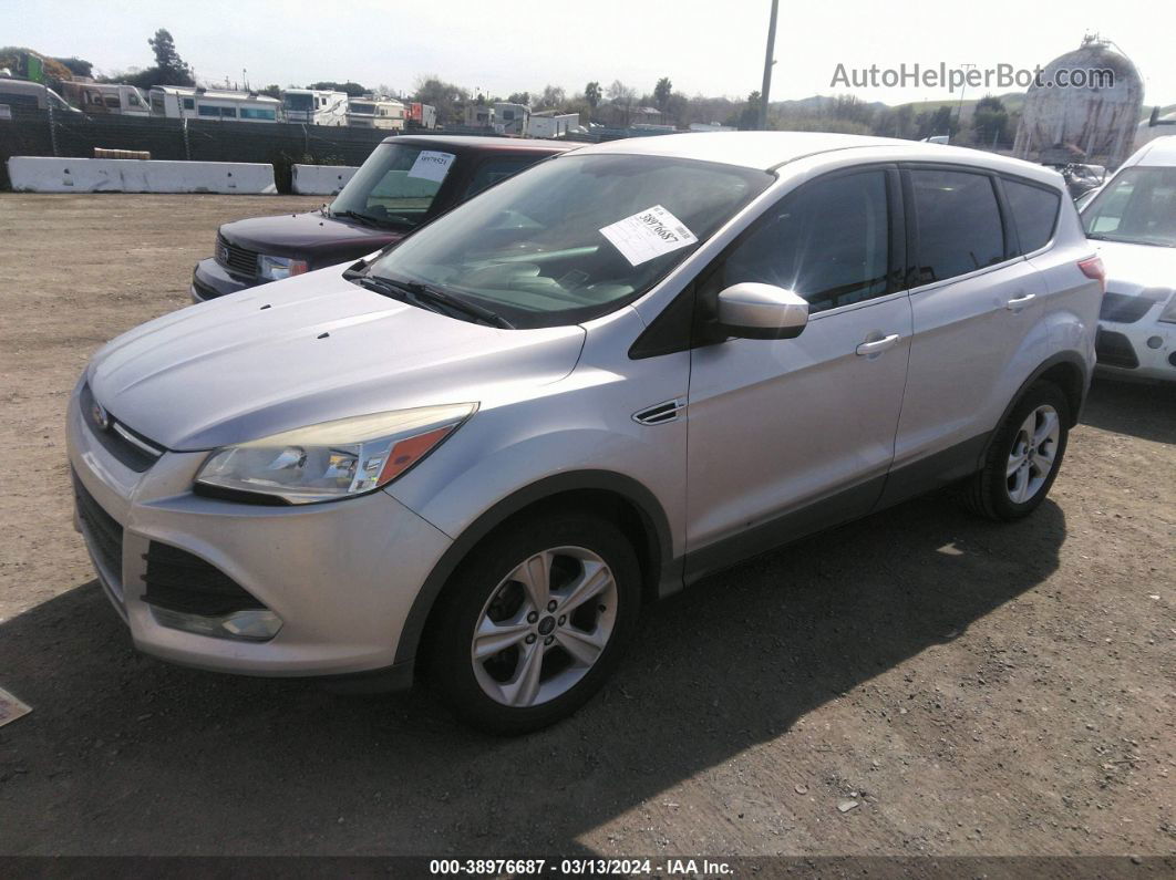 2015 Ford Escape Se Silver vin: 1FMCU0GX0FUA93605