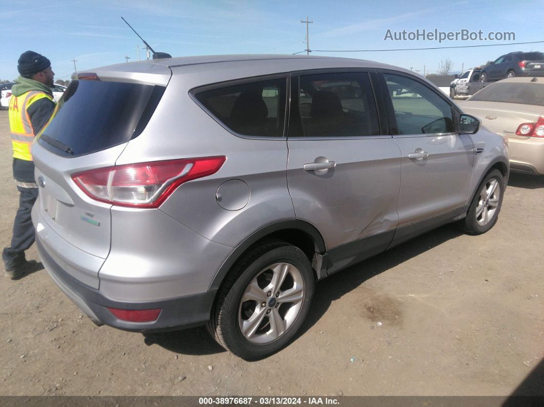 2015 Ford Escape Se Silver vin: 1FMCU0GX0FUA93605