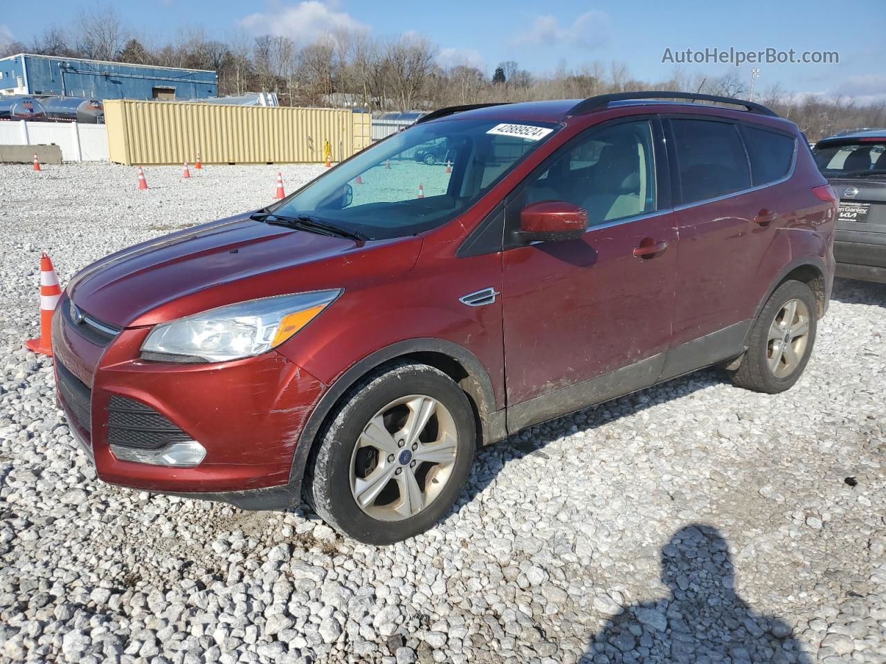 2015 Ford Escape Se Red vin: 1FMCU0GX0FUB02125