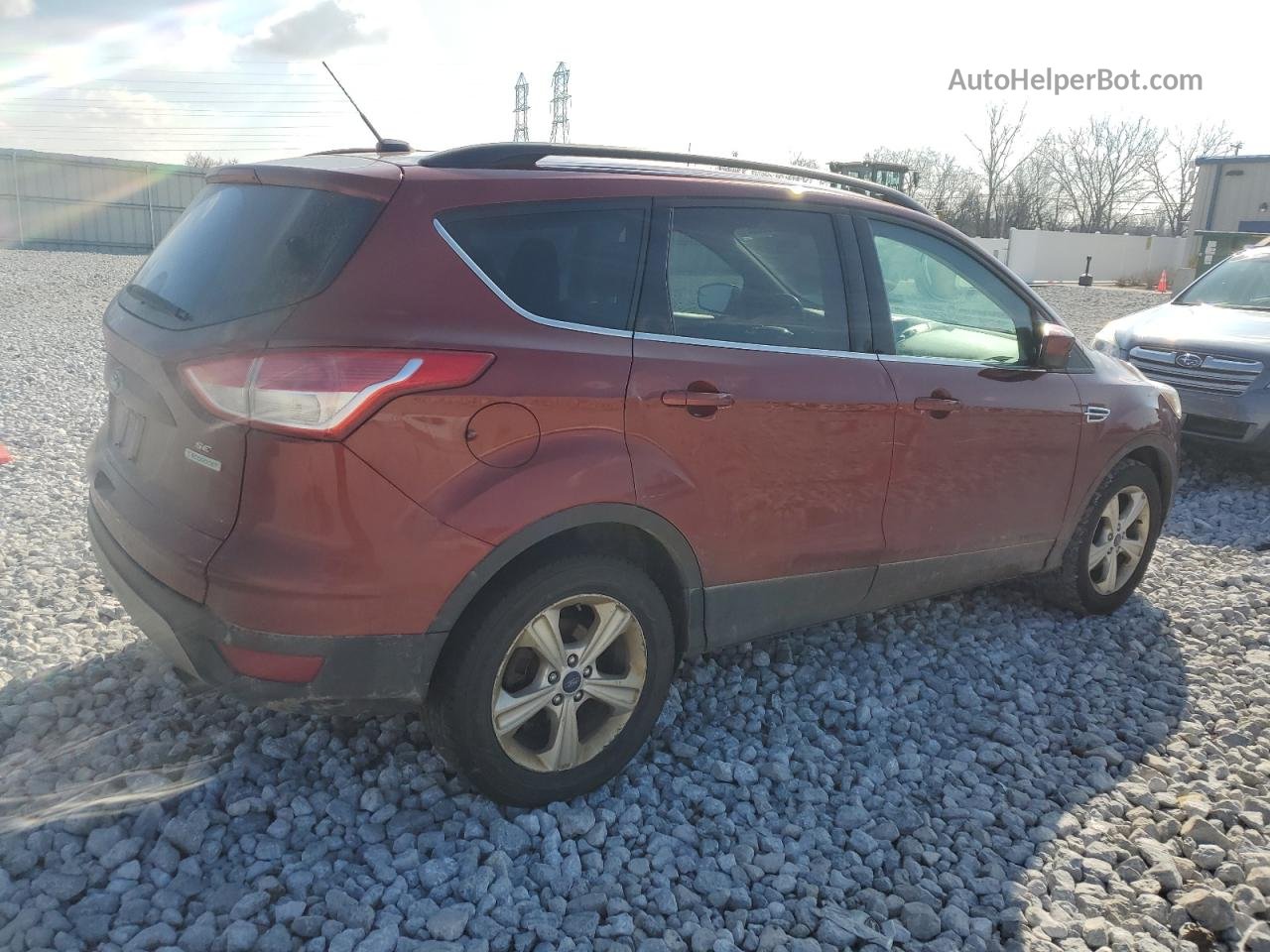 2015 Ford Escape Se Red vin: 1FMCU0GX0FUB02125