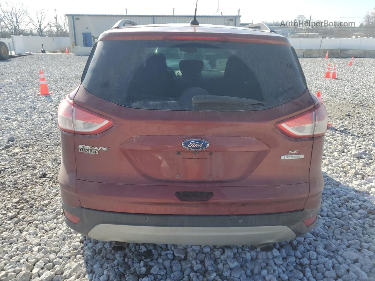 2015 Ford Escape Se Red vin: 1FMCU0GX0FUB02125