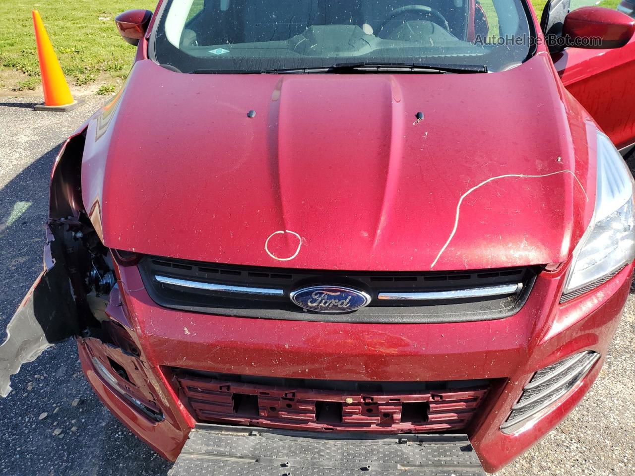 2015 Ford Escape Se Burgundy vin: 1FMCU0GX0FUC26007