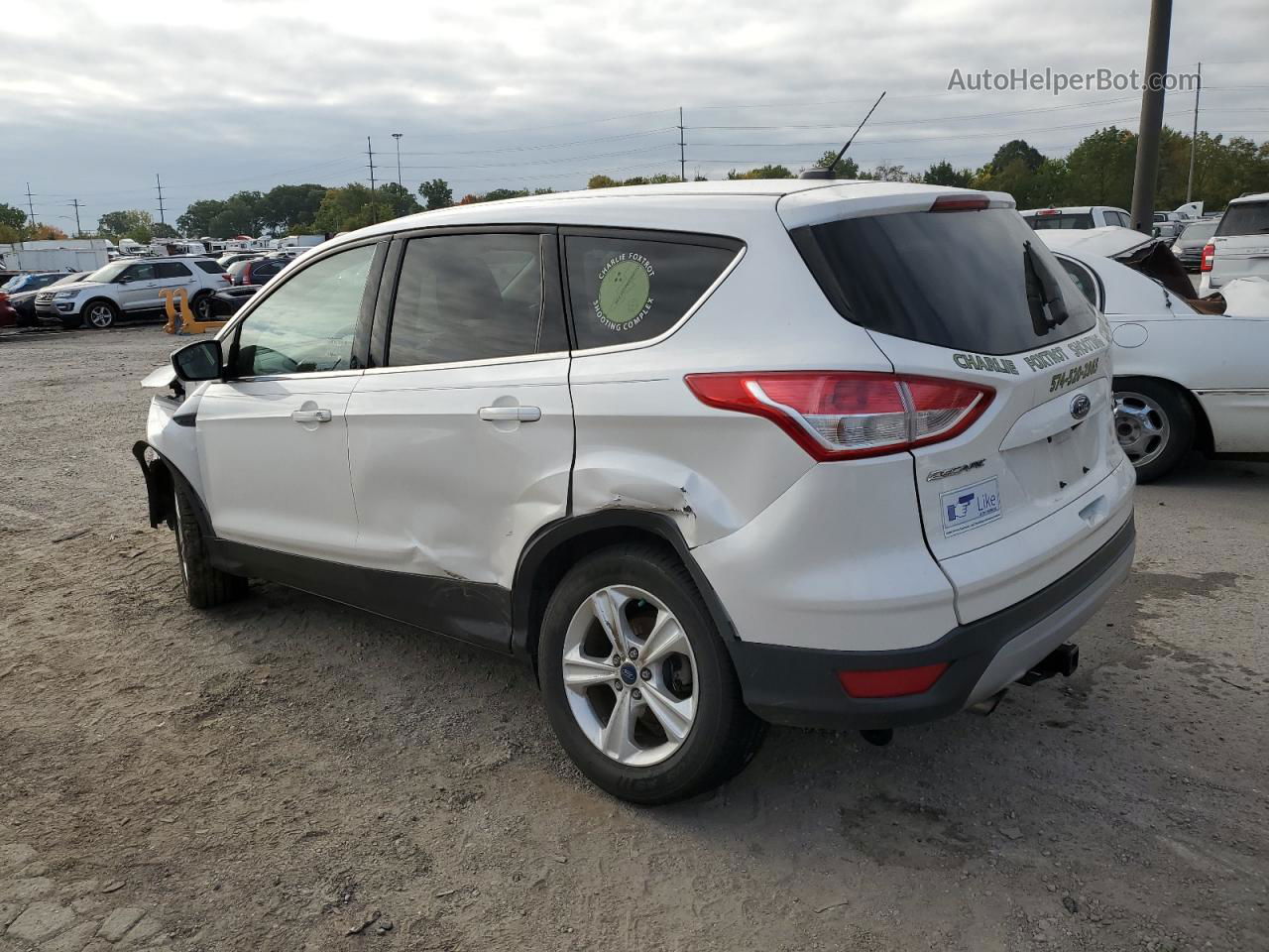 2016 Ford Escape Se Белый vin: 1FMCU0GX0GUA08229