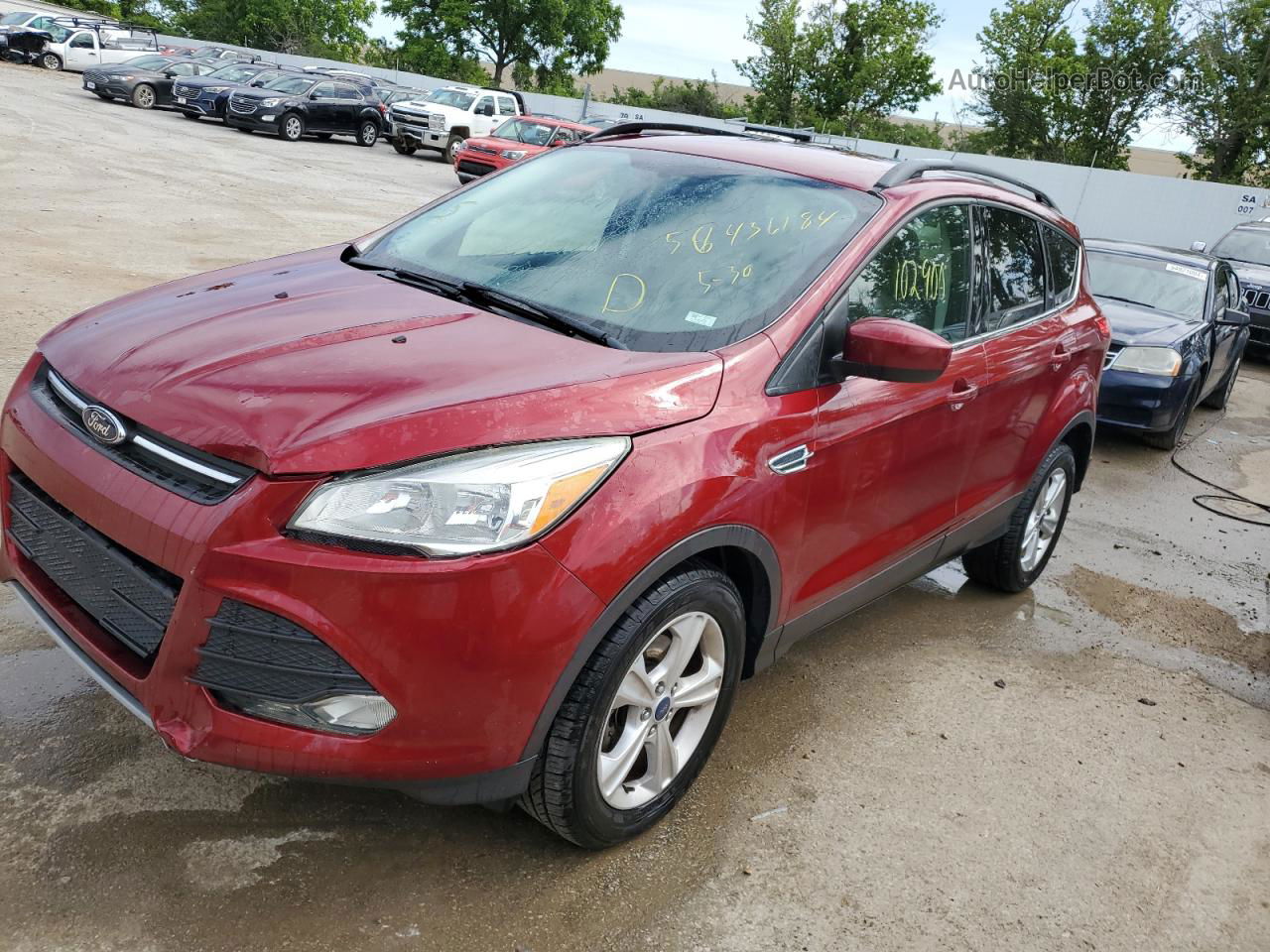 2016 Ford Escape Se Red vin: 1FMCU0GX0GUA97977