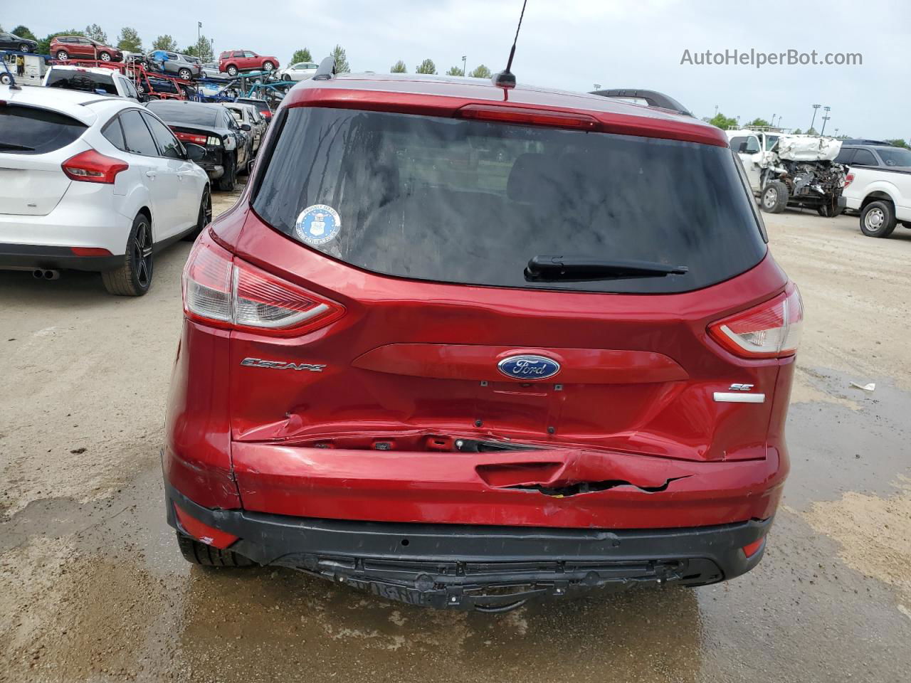 2016 Ford Escape Se Red vin: 1FMCU0GX0GUA97977