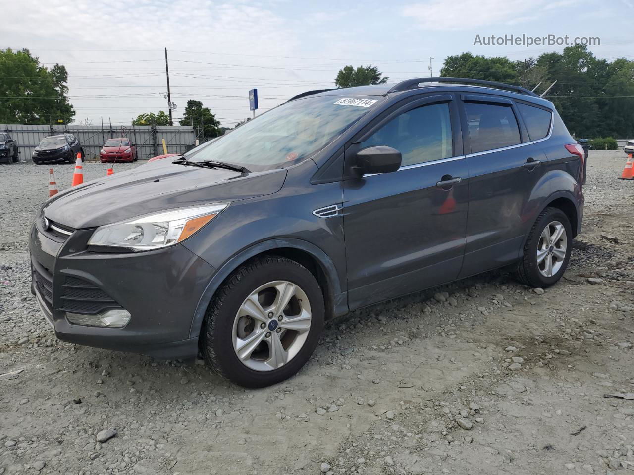 2016 Ford Escape Se Gray vin: 1FMCU0GX0GUB63041