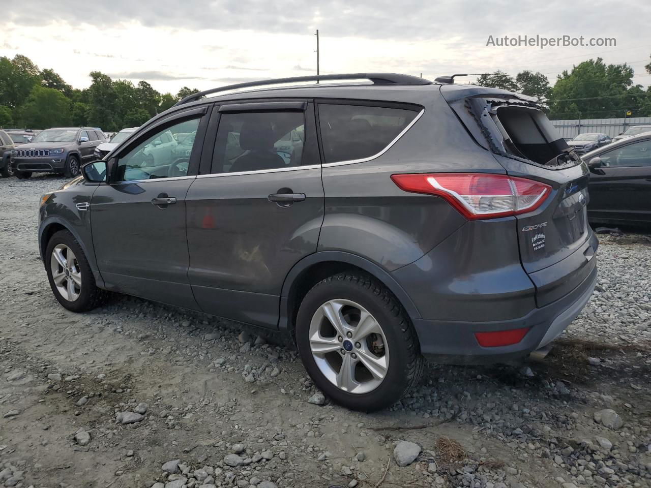 2016 Ford Escape Se Gray vin: 1FMCU0GX0GUB63041