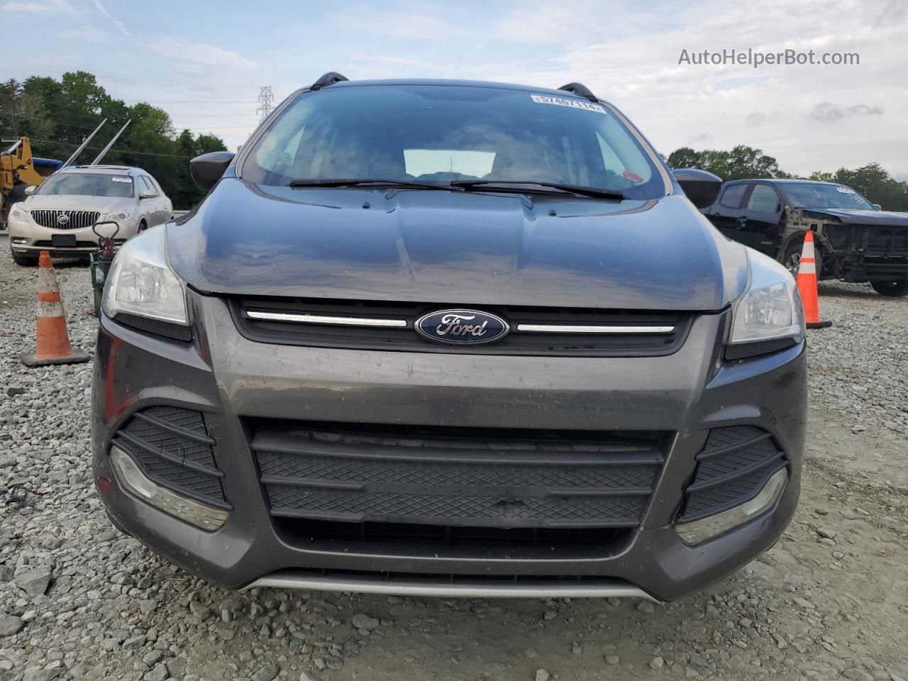 2016 Ford Escape Se Gray vin: 1FMCU0GX0GUB63041