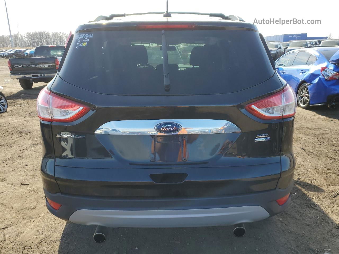 2013 Ford Escape Se Black vin: 1FMCU0GX1DUA39470