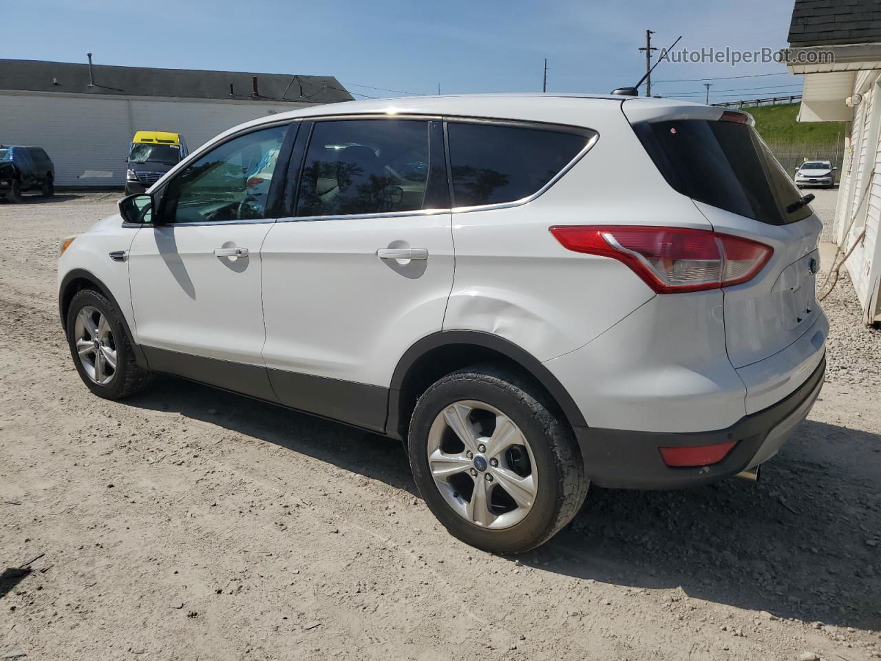 2013 Ford Escape Se White vin: 1FMCU0GX1DUA60853