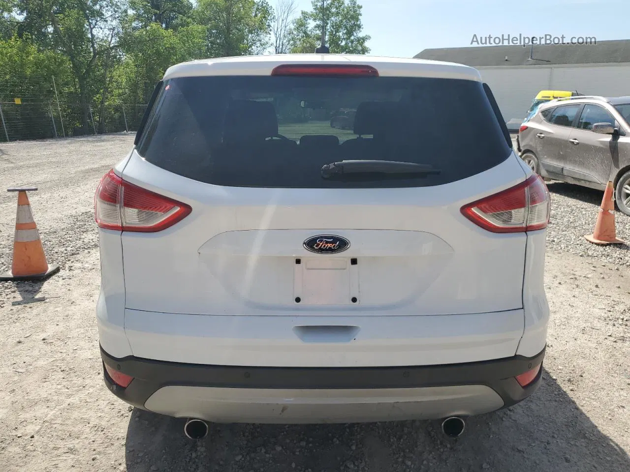 2013 Ford Escape Se White vin: 1FMCU0GX1DUA60853